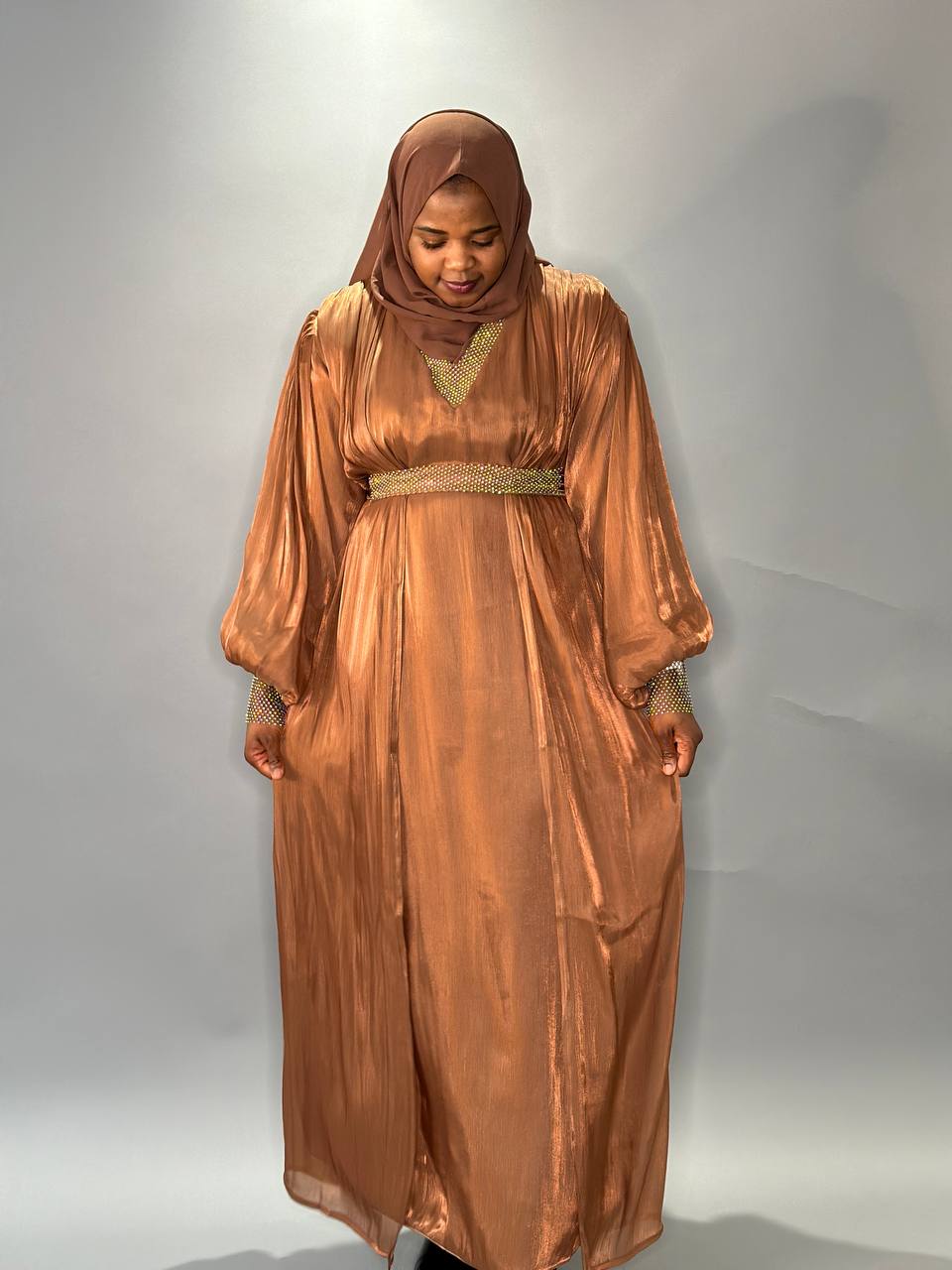 Abaya Husseina - brown