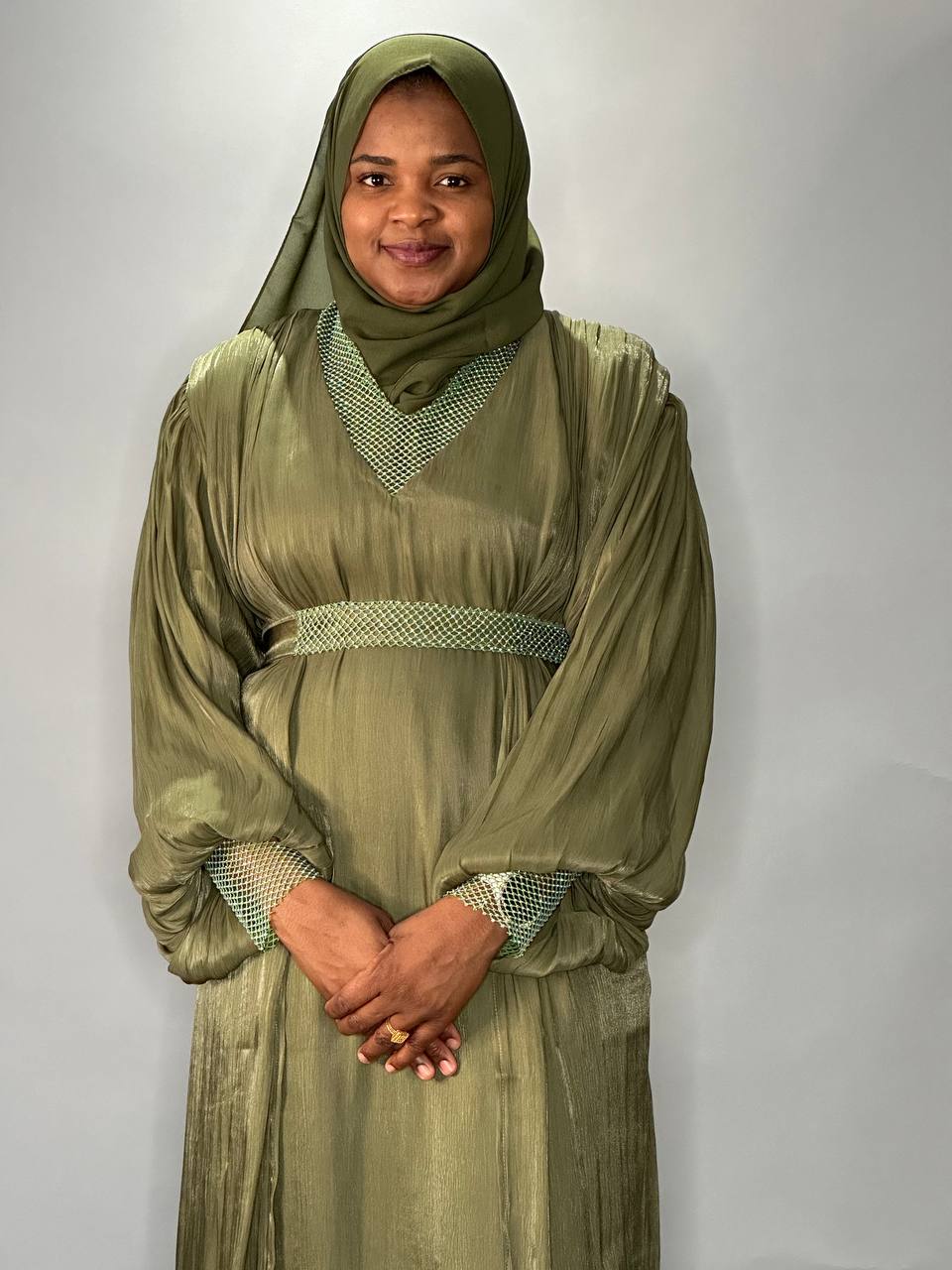 Abaya Husseina - green