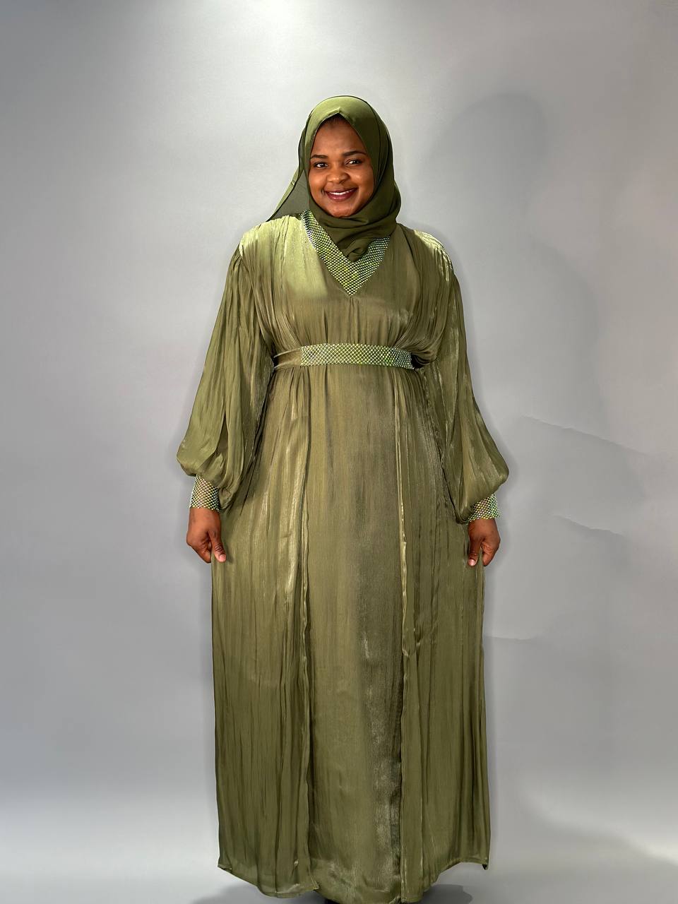 Abaya Husseina - green