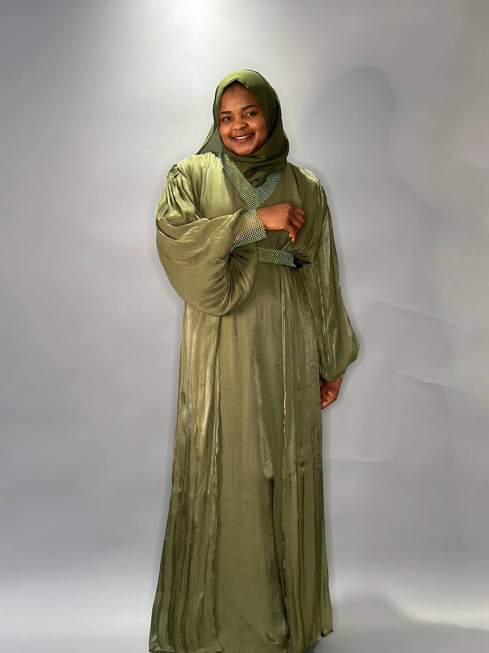 Abaya Husseina - green