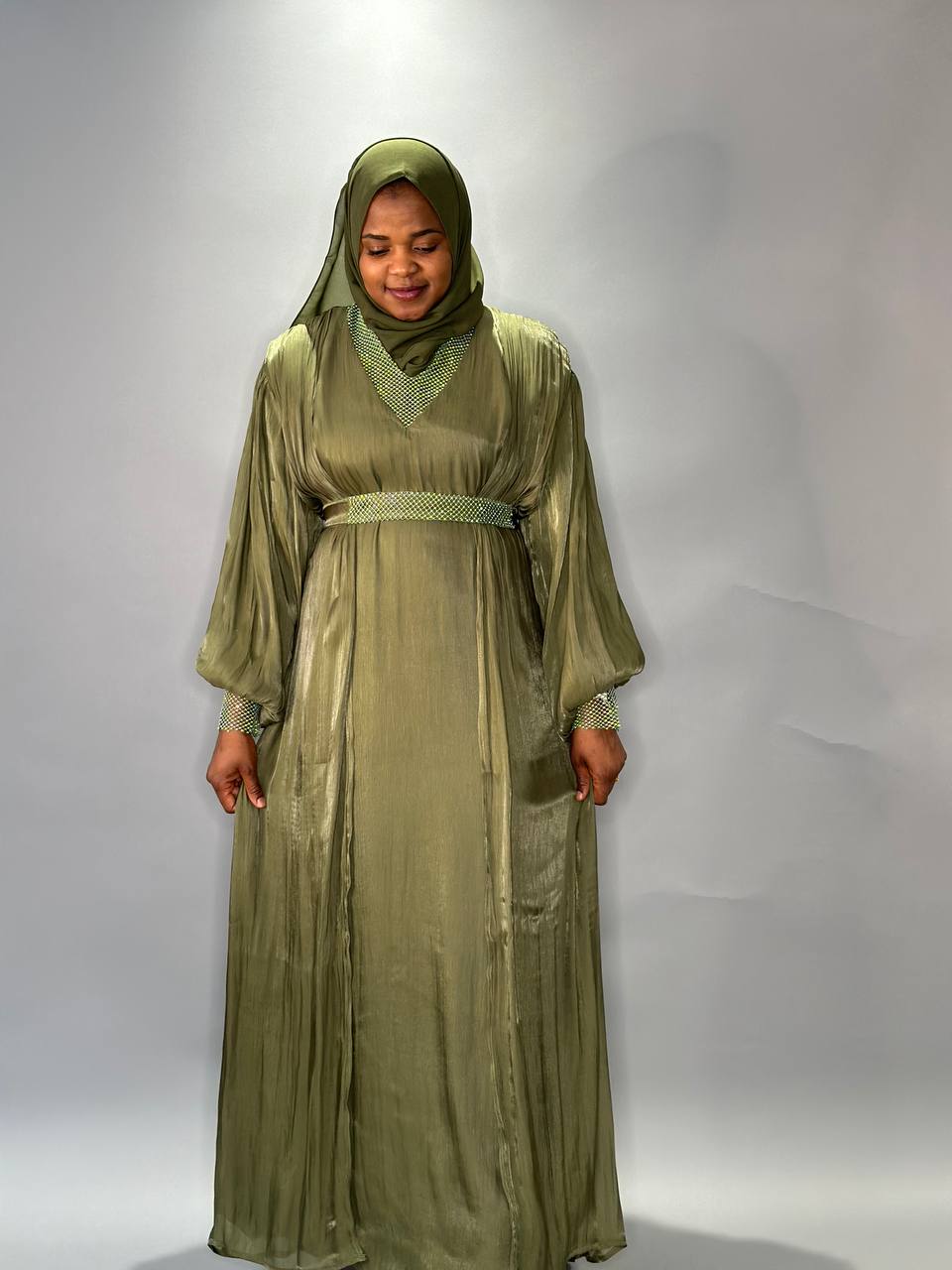 Abaya Husseina - green