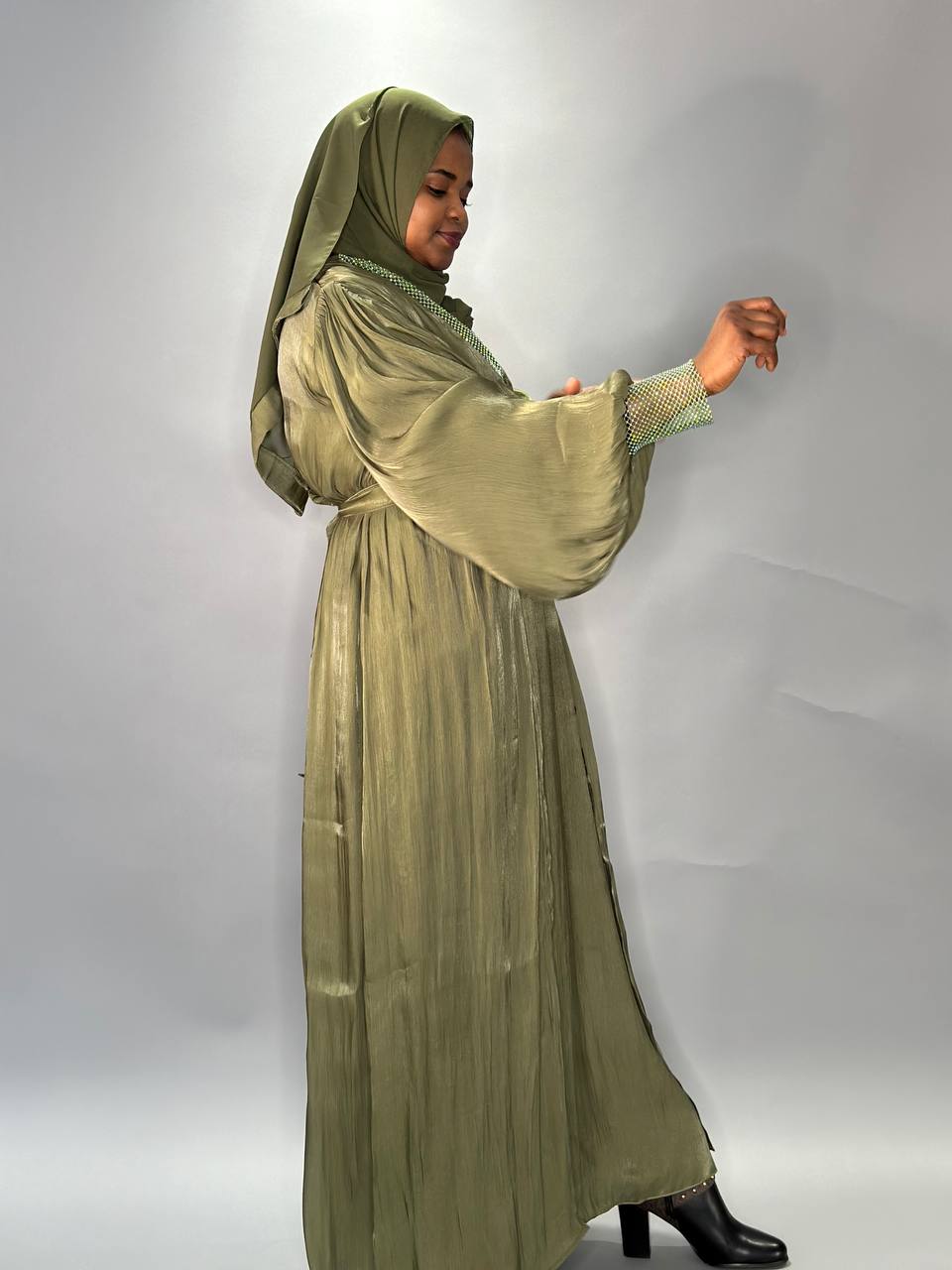 Abaya Husseina - green